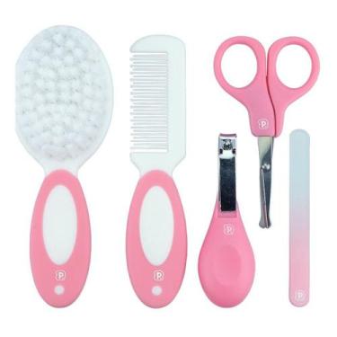 Imagem de Kit Higiene E Cuidados Com O Bebê 5 Peças Pimpolho - Pimpolho , Rosa