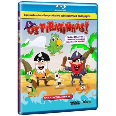 Imagem de Blu-Ray Os Piratinhas - Para Crianças Aprenderem Inglês! - Vinny Filme