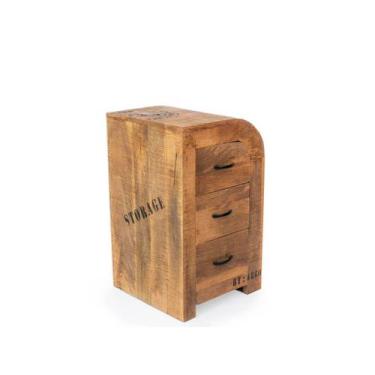 Imagem de Mesa de Cabeceira -  Modelo Mileto - Cor Madeira - Alaia Móveis