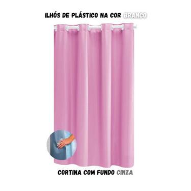 Imagem de Cortina Blackout para Sala ou Quarto PVC (plástico) UMA FOLHA Rústica 