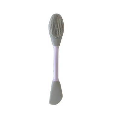 Imagem de Escova Facial com Ponta Espátula - H Beauty, Cinza