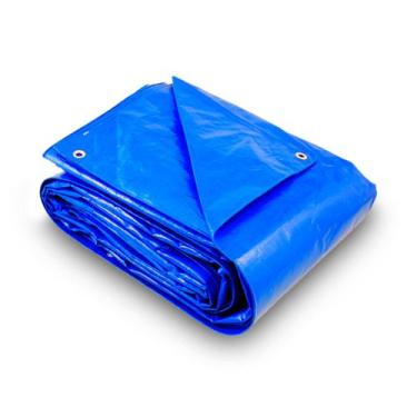 Imagem de Lona Azul 300 Micras Impermeável Multiuso 6x3 Metros - BRN COMMERCE
