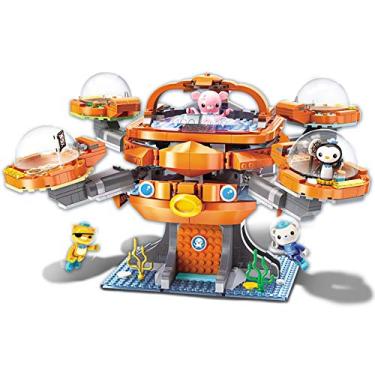 Imagem de BASEPLATES Para Maiores De 8 Anos Bloco De Construção Octonauts Ocean Adventure Octopod Castle Playset & Barnacles Kwazii Peso Inkling 698 Unidades Conjunto De Tijolos De Construção - Sem Caixa De Pac