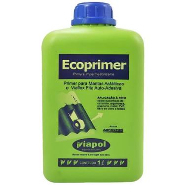 Imagem de Ecoprimer Pintura de Imprimação Manta Asfaltica 1 L - Viapol