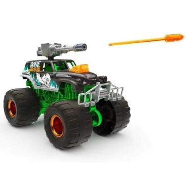 Imagem de Monster Wheels Com Lançador Bone Breaker - Candide
