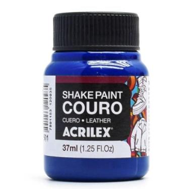 Imagem de Tinta para Couro Shake Paint Acrilex 37ml, 501 - AZUL TURQUESA