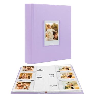 Imagem de Álbum de fotos Veicevol para Fujifilm Instax Mini Camera Purple