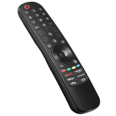Imagem de Controle remoto Magic para Smart TVs LG 2021/2022/2023 ThinQ OLED WebOS UHD 4K, para LG Magic Remote MR22/23GA MR22GN MR23GN com função de voz e ponteiro