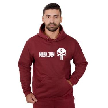 Imagem de Moletom Muay Thai Masculino Feminino Blusa de Frio Canguru - Methodic,