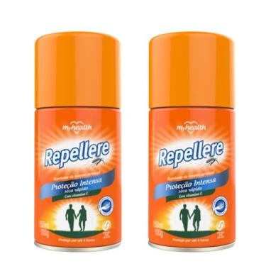 Imagem de Kit 2 Repelente Insetos Aerossol 150Ml Repellere - My Health