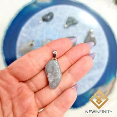 Imagem de Pingente de Pedra Olho de Gato rolada cristal Natural - New Infinity