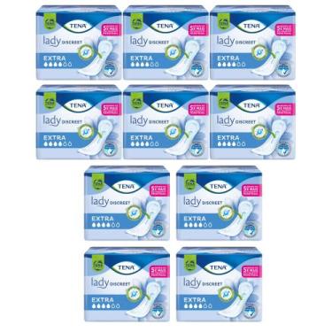 Imagem de Kit C10 Abs Lady Discreet Extra Máxima Discrição - Tena - Tena - Essit