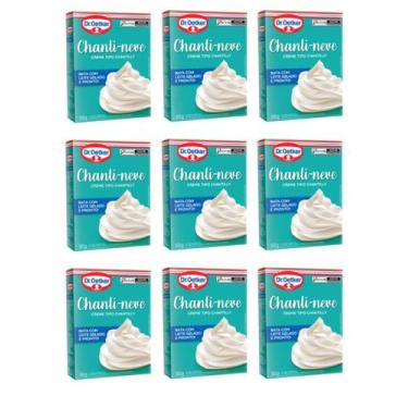 Imagem de 9un Creme Chantilly Chanti-neve 50g - Dr. Oetker (Ref. 70500)