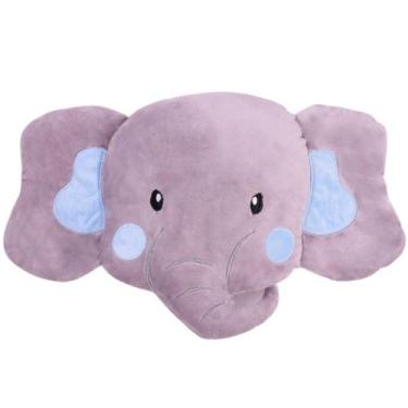 Imagem de Almofada Decorativa Infantil Elefante Azul - Miguel Baby