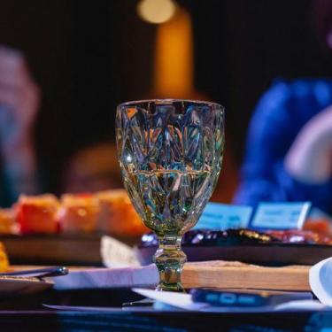 Imagem de Kit 12 Jogo De Taças Diamond Vinho Furta Cor De Vidro 340ML - PRATICAS