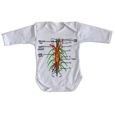 Imagem de body nenê criança roupa bebê manga longa Tumor Derick Greys Anatomy  -