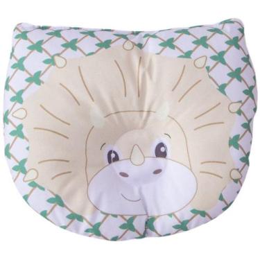 Imagem de Travesseiro de Bebê Anatômico Dino Palha - Miguel Baby