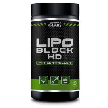 Imagem de Redutor de Medidas LIPO BLOCK HD 120 Cápsulas - Anabolic Labs