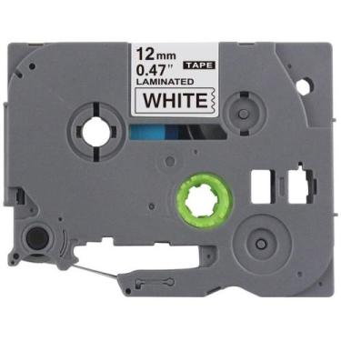 Imagem de Fita para Rotulador Eletrônico 12MM X 8MTS TZC-231 PRETO/BRANCO - Mast