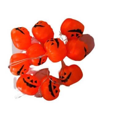 Imagem de Luminoso De Aboboras Para Halloween Dia Das Bruxas 2,60mts 10 Caveirin