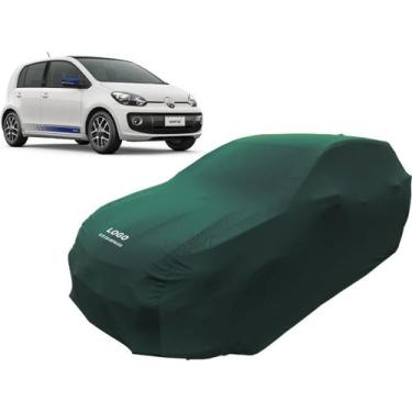 Imagem de Capa Para Carro De Tecido Lycra Volkswagen Up Anti-risco - Mz, Verde