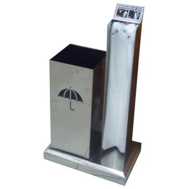 Imagem de Embalador de Guarda Chuva com Porta Guarda-Chuva Inox - Ati Glass