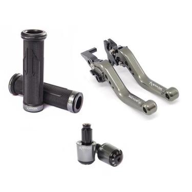 Imagem de Manete Manopla Esportivo Yamaha Ybr Factor 125 150 Lona - NoBrand, Tit