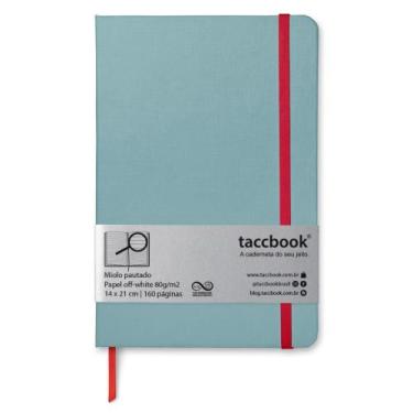 Imagem de Caderno Pautado taccbook Verde persa 14x21 Ríg.