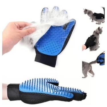Imagem de  Luva Tira Pelos De Pets Cães E Gatos Nano Magnética - BCS