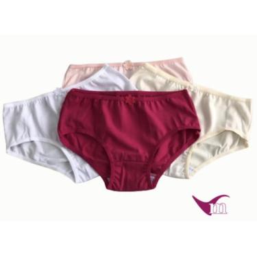 Imagem de 9 Unidades Cores Sortidas Calcinha Infantil em Cotton - Ref. 540 - MAN