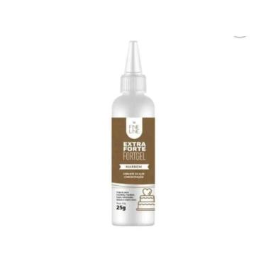 Imagem de Corante Líquido 25g Alimentício - Fine Line, Marrom