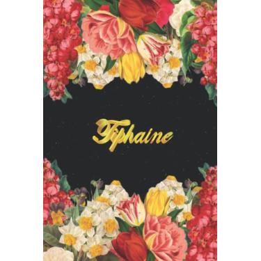 Imagem de Tiphaine: Lined Notebook - Cahier Paperblanks Ligné avec Personnalisé Prénom et Monogramme T - Cadeau pour Filles et Femmes pour Enfants, Adolescents ... collège, l'université, la maison et le bureau