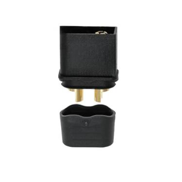 Imagem de 5 Peças Originais, Xt60h, Plugue De Aviação De Aeromodelismo, Ba/ttery/controlador De Lítio, Conectores Pretos, Macho E Fêmea.(5PCS-XT60H-M)