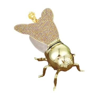 Imagem de FytStycale Pote de mel de abelha Pote de condimentos com colher Pote de mel açúcar Potes para festas Condimentos Óleo, Ouro