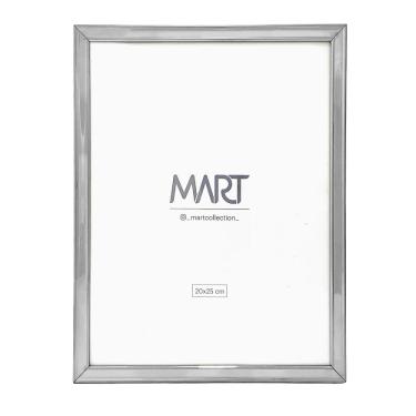 Imagem de Porta-Retrato em Metal com Acabamento Chanfrado 20x25cm