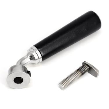 Imagem de Criditpid Kit de substituição de maçaneta de porta de lareira 10008176 para Harman TLC-2000, TL200, inserção de exceção F200, fogão a carvão DVC500.