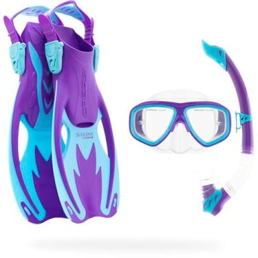 Imagem de Conjunto infantil Cressi Rocks, roxo/azul, P/M