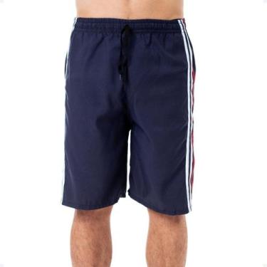 Imagem de Bermuda Masc Tactel Leve Esportivo Plus Size Verão Praia 381 - Geral, 