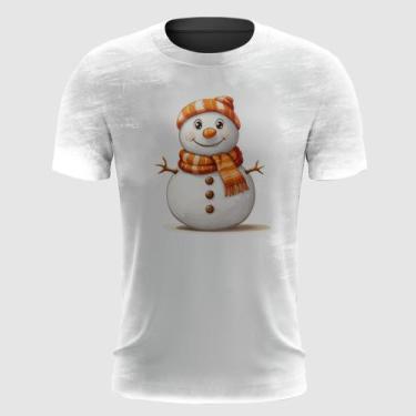 Imagem de Camiseta Boneco de Neve Alegre - FABRIQUETA, XG