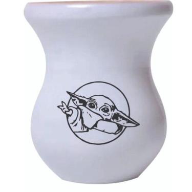 Imagem de Cuia de Madeira Personalizada Star Wars - Mix Atacadista, Branca SW02