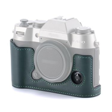 Imagem de Tilta Capa de couro para câmera Fujifilm X-T50 – Verde | Design personalizado | Aderência confortável | Couro durável | Acesso integrado à bateria | TA-T71-LCC-GN