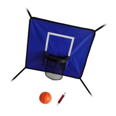 Imagem de rockible Argola de basquete para crianças trampolim Trampoline, Azul