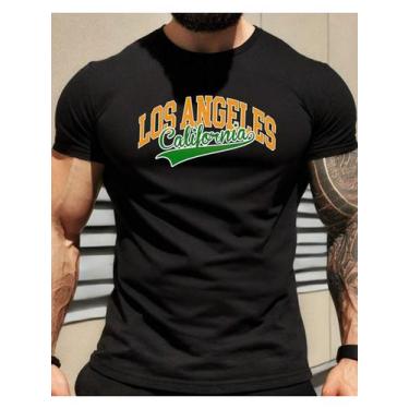 Imagem de Camiseta Masculina Los Angeles California - Algodão Macio, Estilo Espo