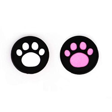 Imagem de Capa de silicone para polegar aderente boné Joystick bonés para PS4 Xbox ONE Xbox 360 PS3 PS2 Cat Paw (F)