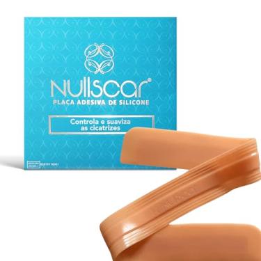 Imagem de NullScar Abdômen L - Fita Silicone Adesivo Cicatriz Pós-Cirúrgica - Com Óleo de Rosa-Mosqueta e Vitamina E - Reutilizável - 4,5 x 55 cm - Caixa com 1 Unidade