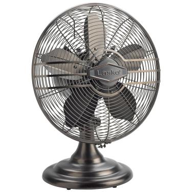 Imagem de Ventilador de Mesa Portátil com 3 Velocidades Silenciosas, 110V Lasko R12210, Bronze