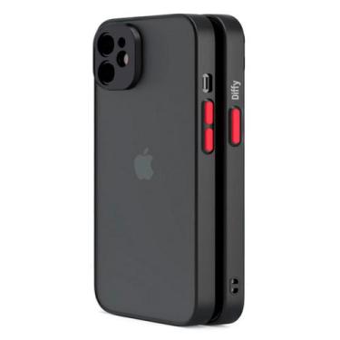 Imagem de Capa Capinha Translúcida Fosca Com Proteção de Câmera para iPhone 11 a