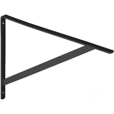 Imagem de Suporte Mão Francesa Preta 25cm - PRAT-K