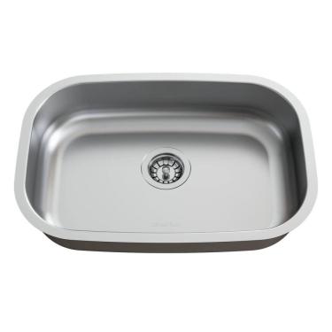 Imagem de Cuba para Pia de Cozinha em Aço Inox N1 46x30x11cm com Válvula GhelPlus Inox
