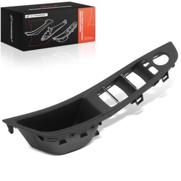 Imagem de A-Premium Apoio de braço para porta compatível com BMW 528i xDrive 2012-2016, 535d xDrive, 535i xDrive, 550i xDrive, M5, ActiveHybrid 5, dianteiro esquerdo do motorista, preto